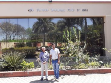 Meeting with Mr. Manhar Gadhvi, Software Technology Parks of India, Kolhapur Unit.